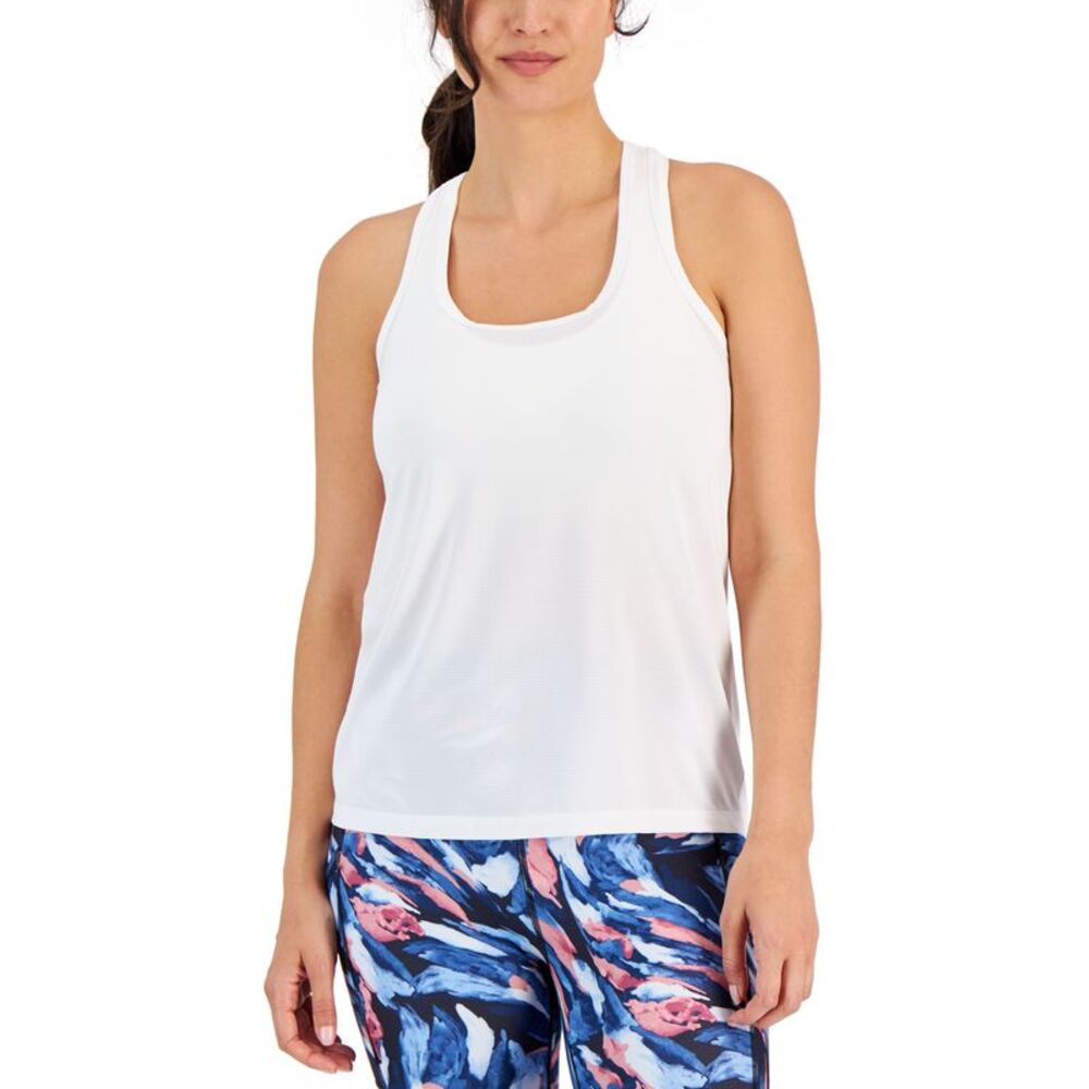ID Ideology Womens Textured Racerback Tank Top